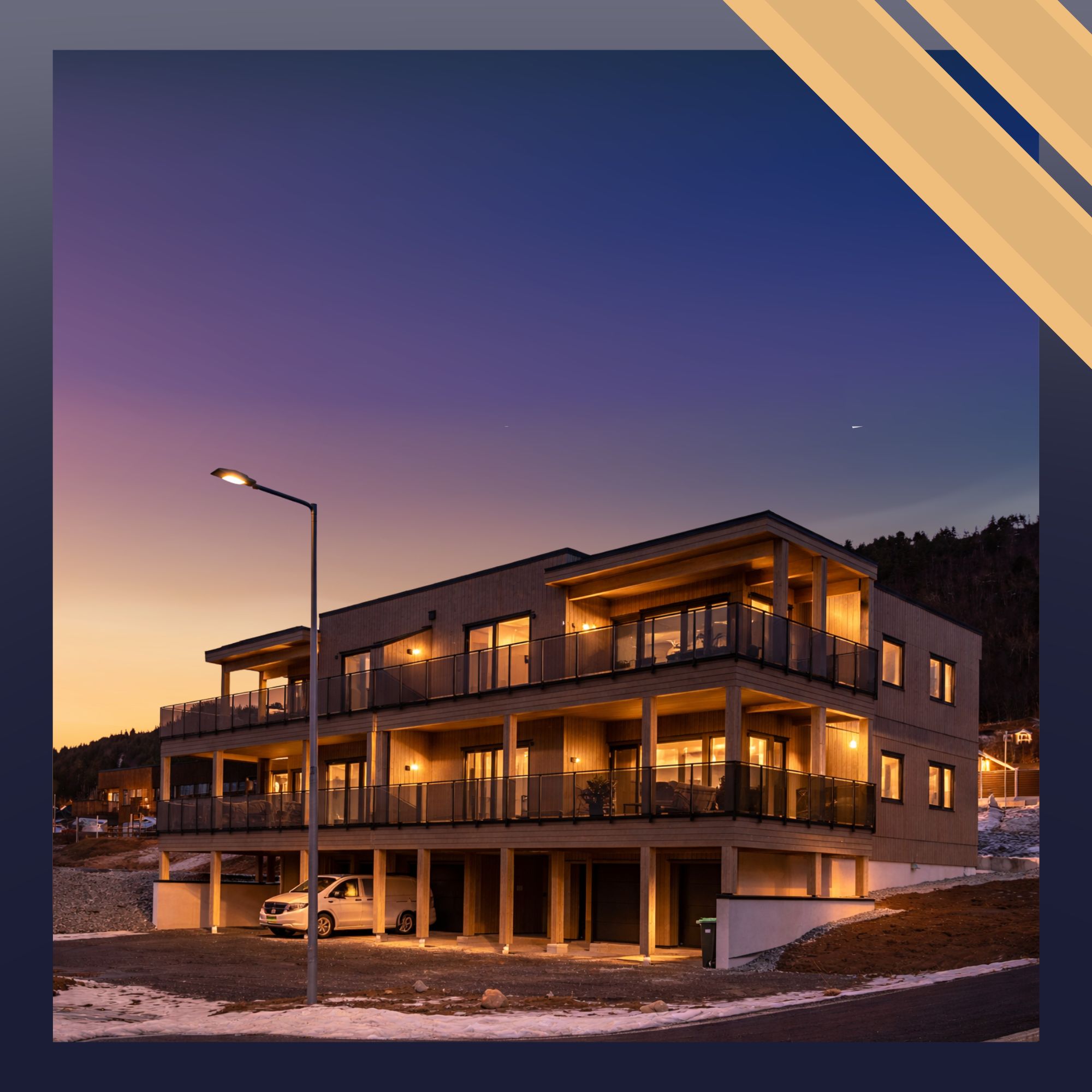 Nybygd leilighet fra Solid Dale Malo