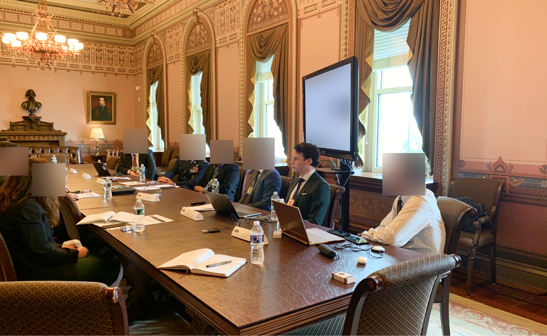 Tyler Galpin presenting at the White House.