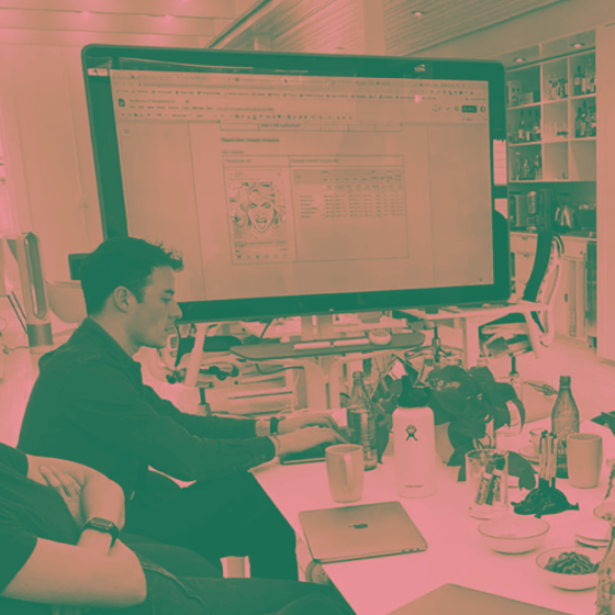 Tyler working with the Evernow team.