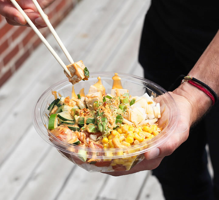 Tofu and Vegetables Bowl - Poke Guru