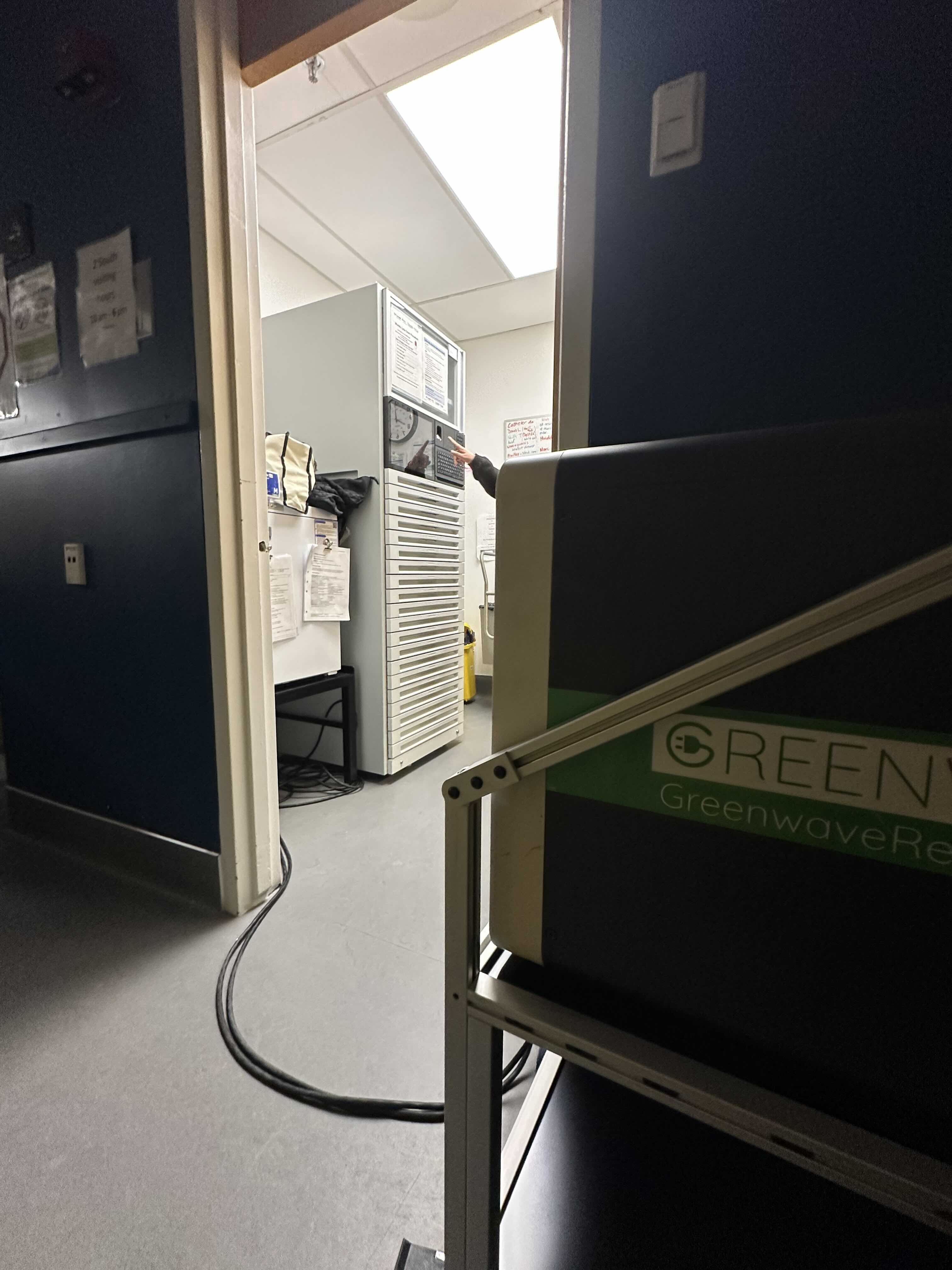 A Greenwave Apollo battery system powering devices in a hospital