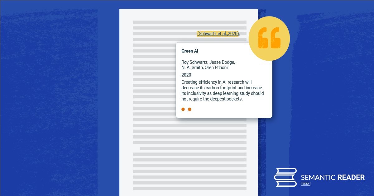 Semantic Scholar | Semantic Reader