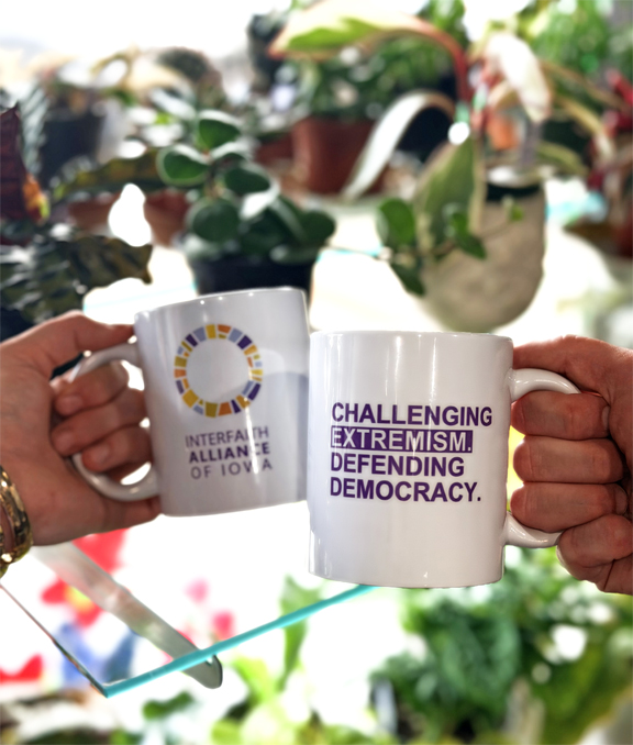 Receive a purple or orange beverage tumbler with any monthly gift $25 or greater