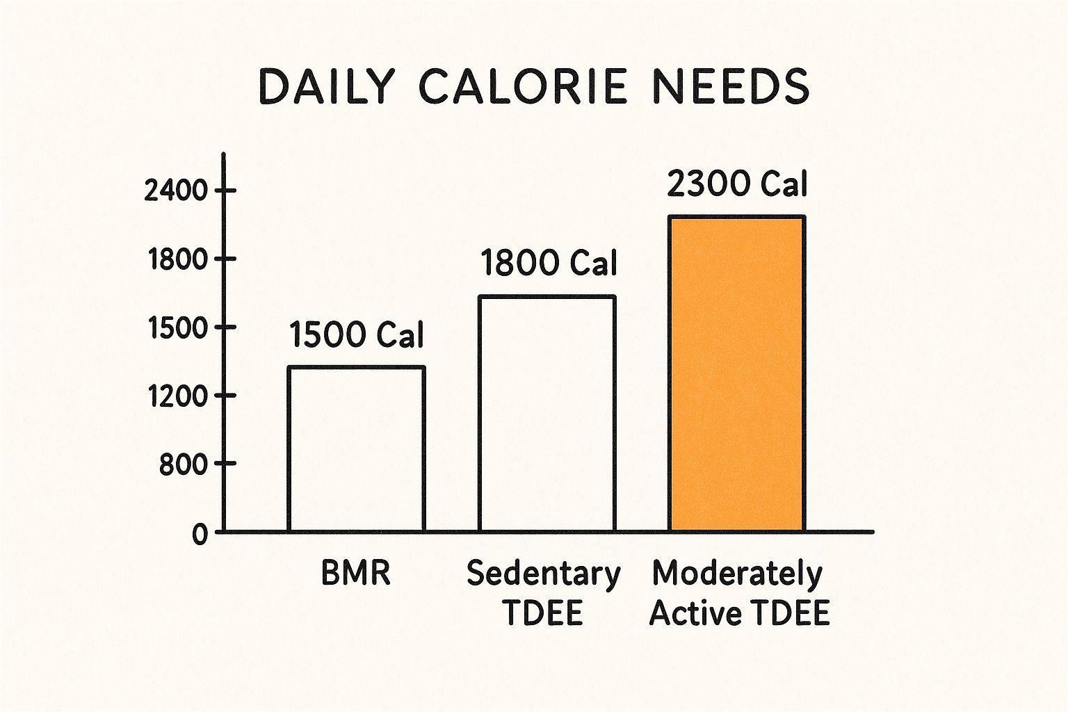 Infographic about how to calculate macros