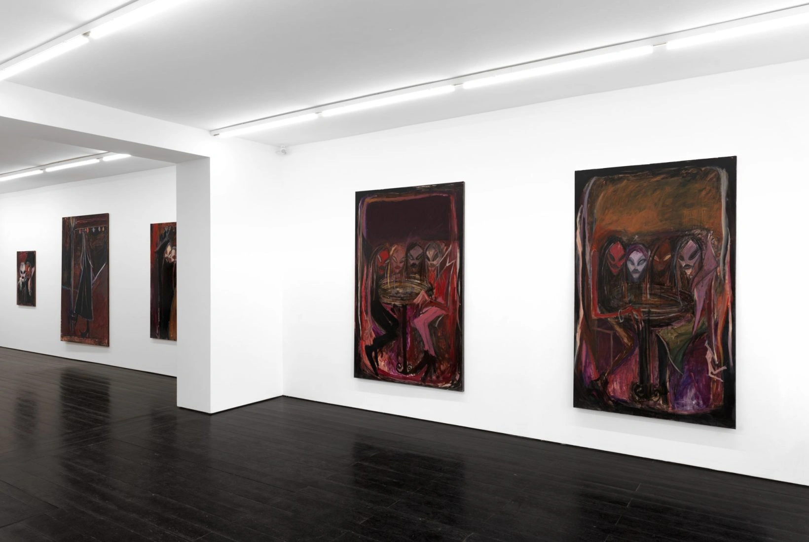 Tobias Spichtig's Taxi zur Kunst: A Painting Is a Taxi Is a Joke Is a Portal, art exhibition, painting, berlin gallery