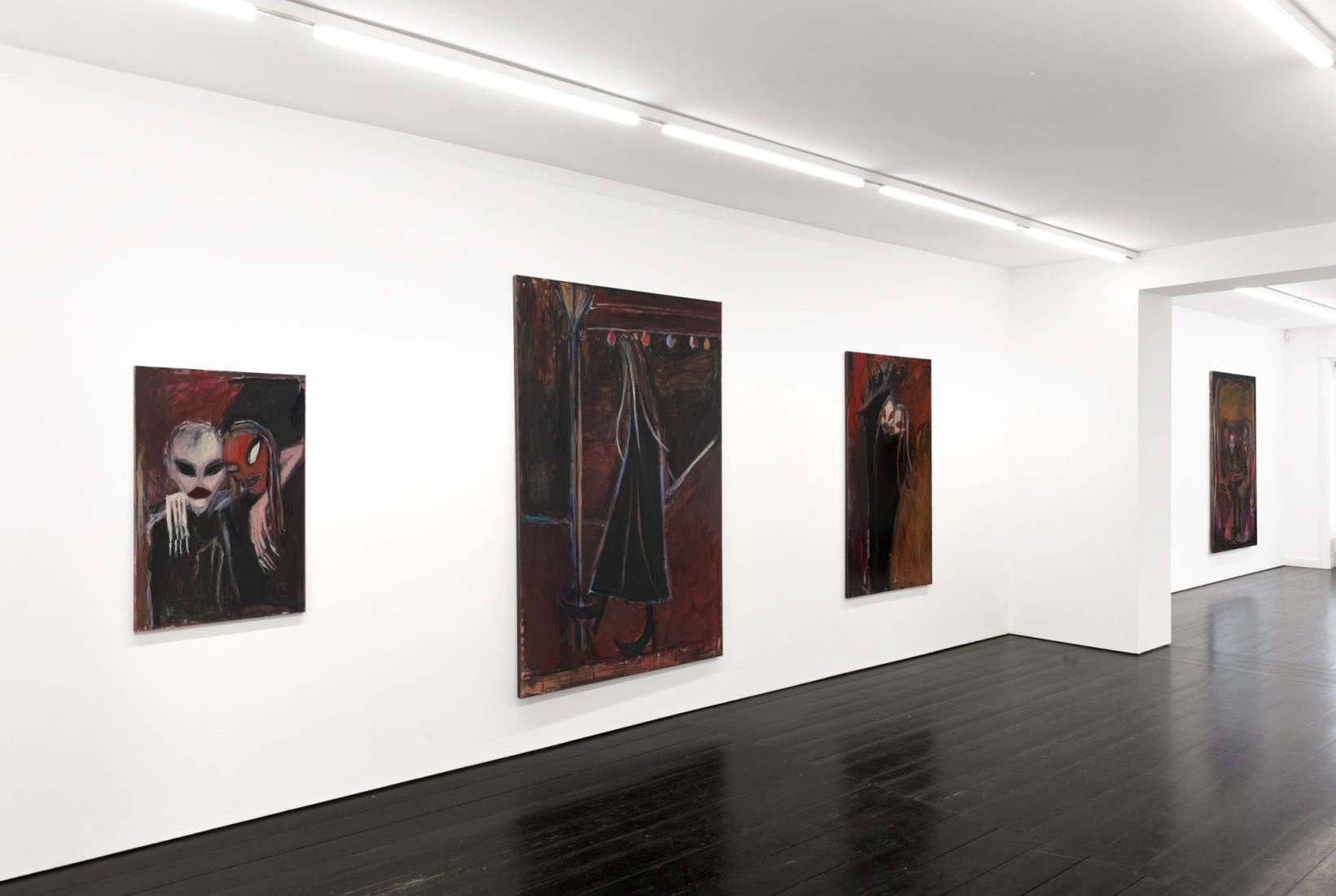 Tobias Spichtig's Taxi zur Kunst: A Painting Is a Taxi Is a Joke Is a Portal, art exhibition, painting, berlin gallery