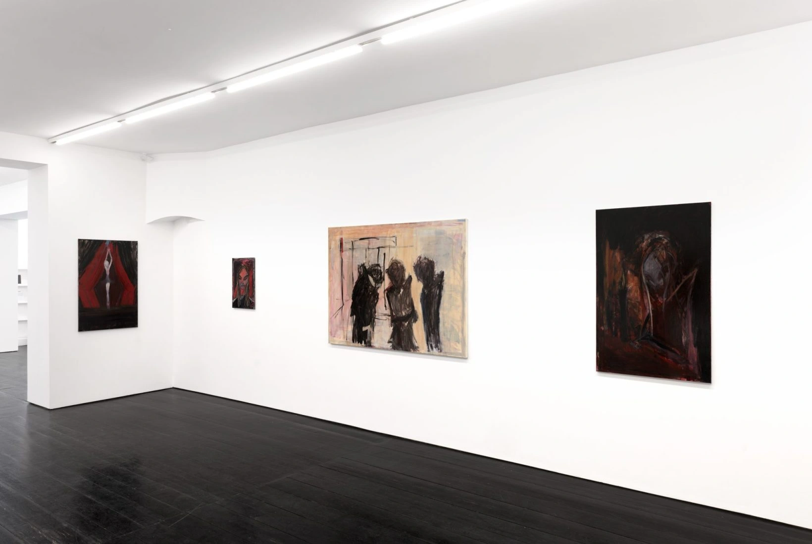Tobias Spichtig's Taxi zur Kunst: A Painting Is a Taxi Is a Joke Is a Portal, art exhibition, painting, berlin gallery