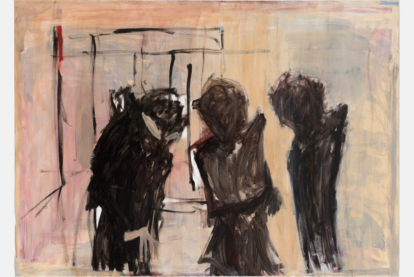 Tobias Spichtig's Taxi zur Kunst: A Painting Is a Taxi Is a Joke Is a Portal, art exhibition, painting, berlin gallery