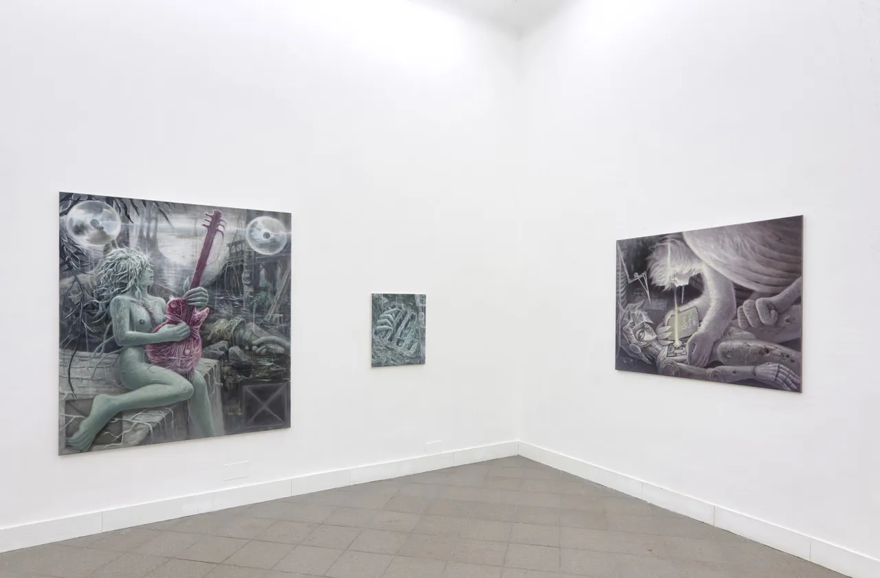MYTHS FROM SMOLDERING SKIES, Limbo Gallery, Milan, group art exhibition