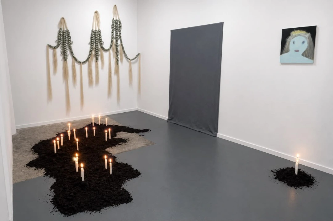 Installation view, Seeds know no tree., New Fears Gallery, Berlin, 2026. Photo: Sandro Mosco