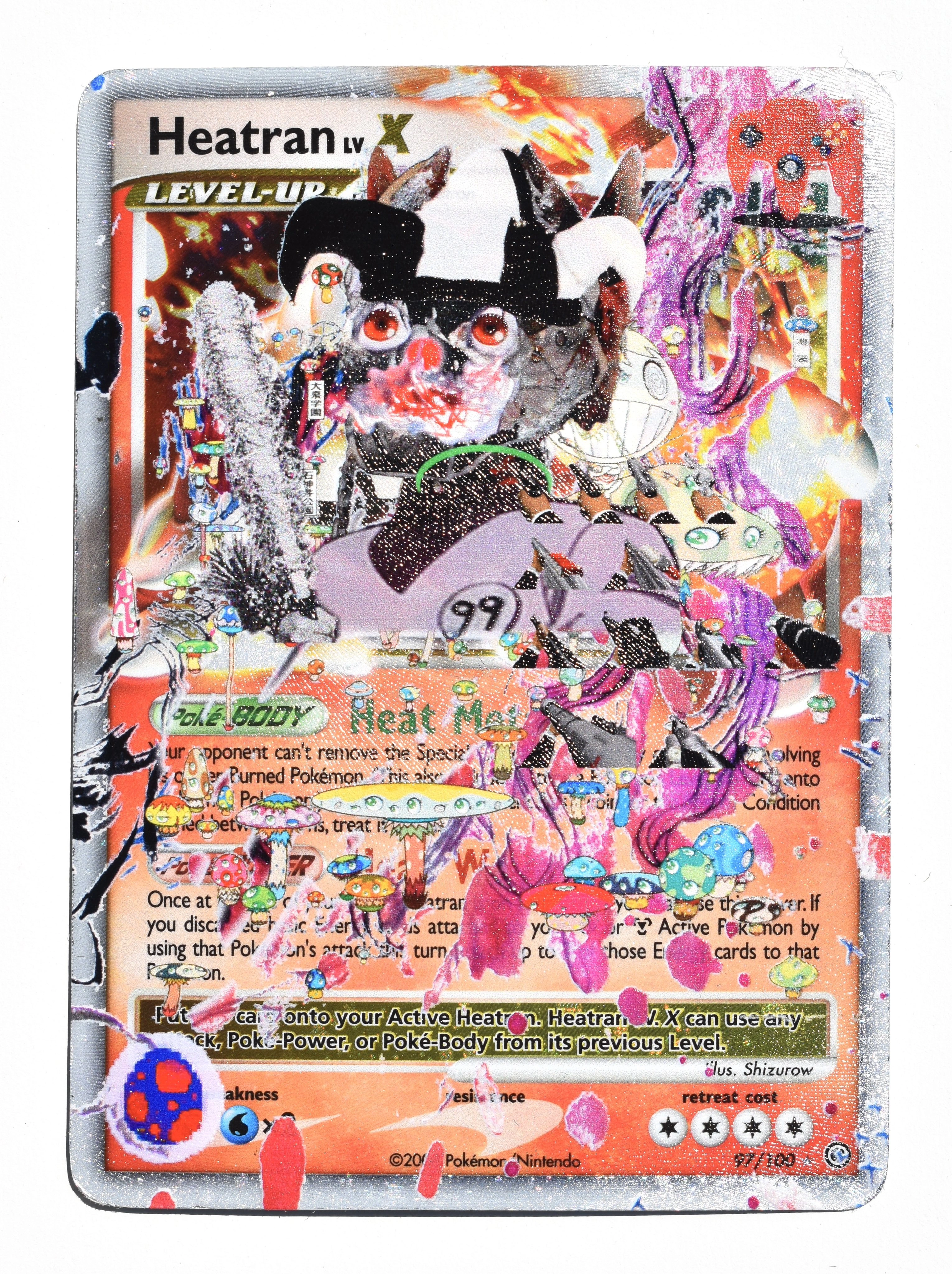 Altered Heatran LV X card, Evil Biscuit