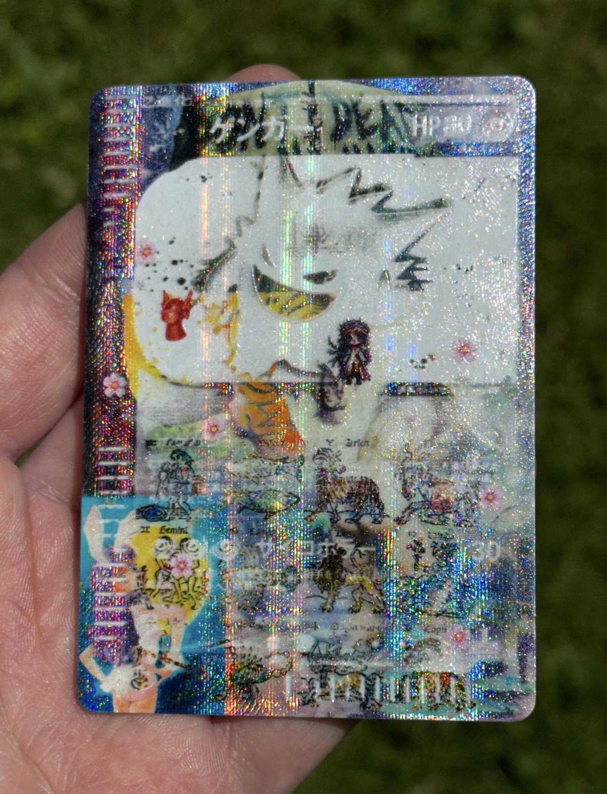 card nft 2 (IRL test print), Evil Biscuit, 2026