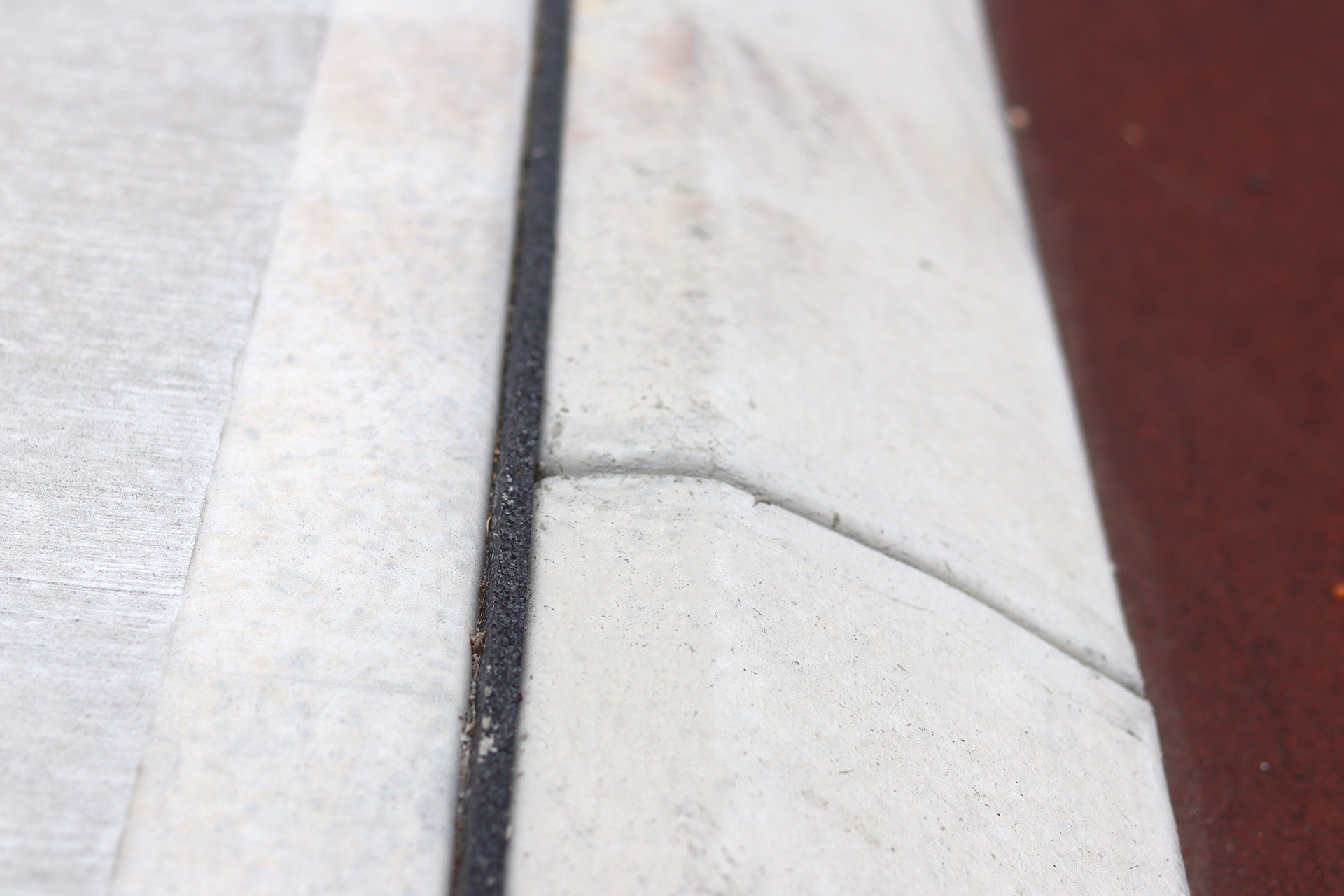 kerbing alongside Ocean Drive, Bunbury. Laid by Jetline