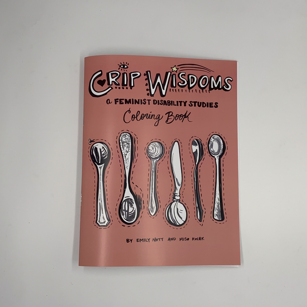 Front cover of a booklet titled "Crip Wisdoms"