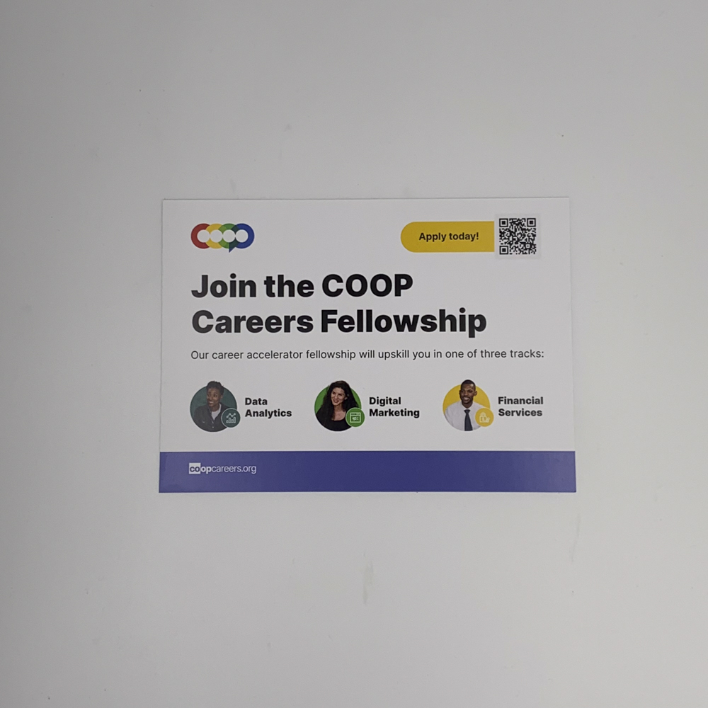 Image of flyer for COOP Careers