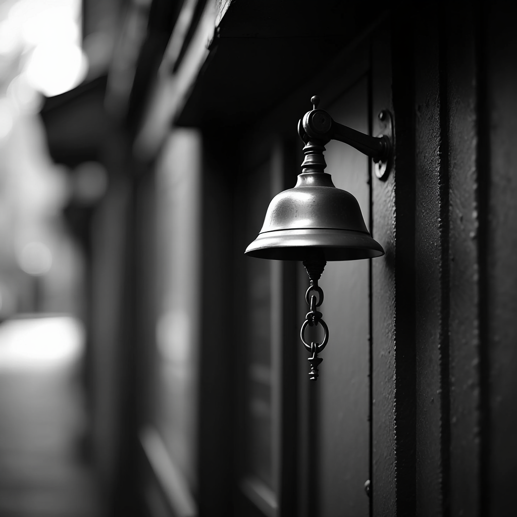 The bell on the door
