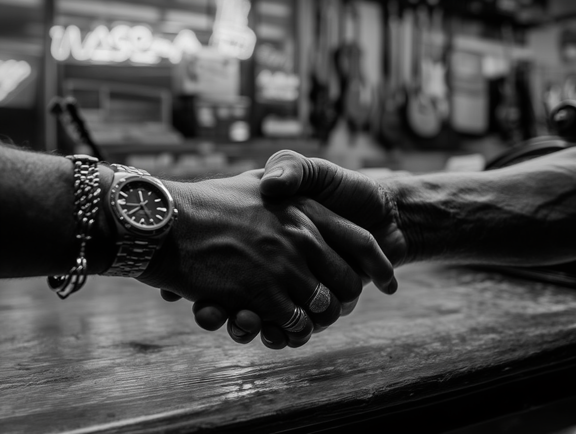 The handshake that closes the deal