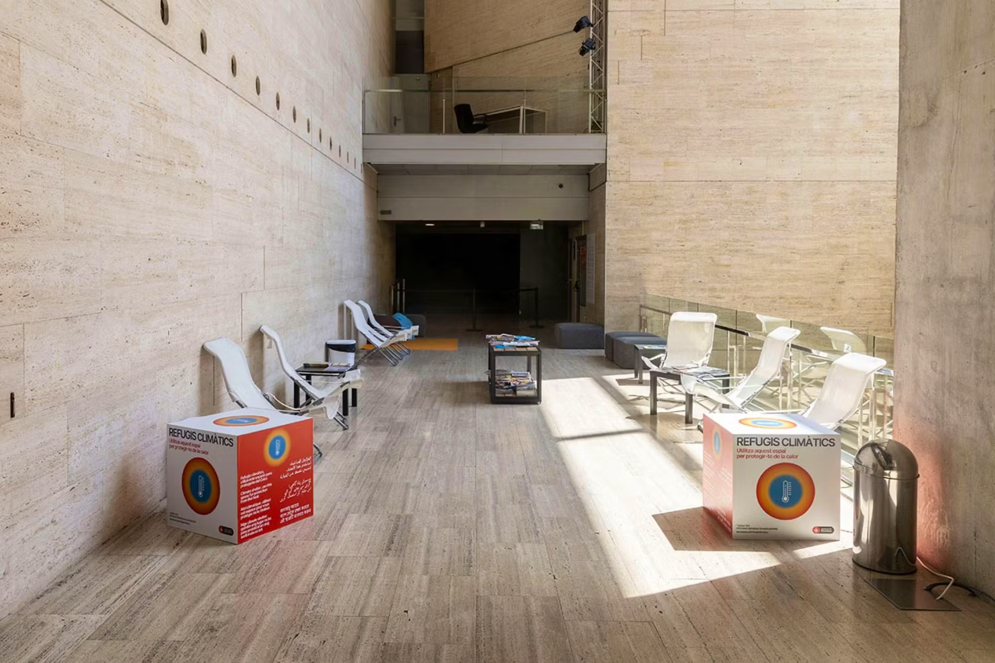 Seit 2020 baut die Stadt ein Netzwerk aus Klimaschutzräumen, sogenannten «Climate Shelters». Ajuntament de Barcelona