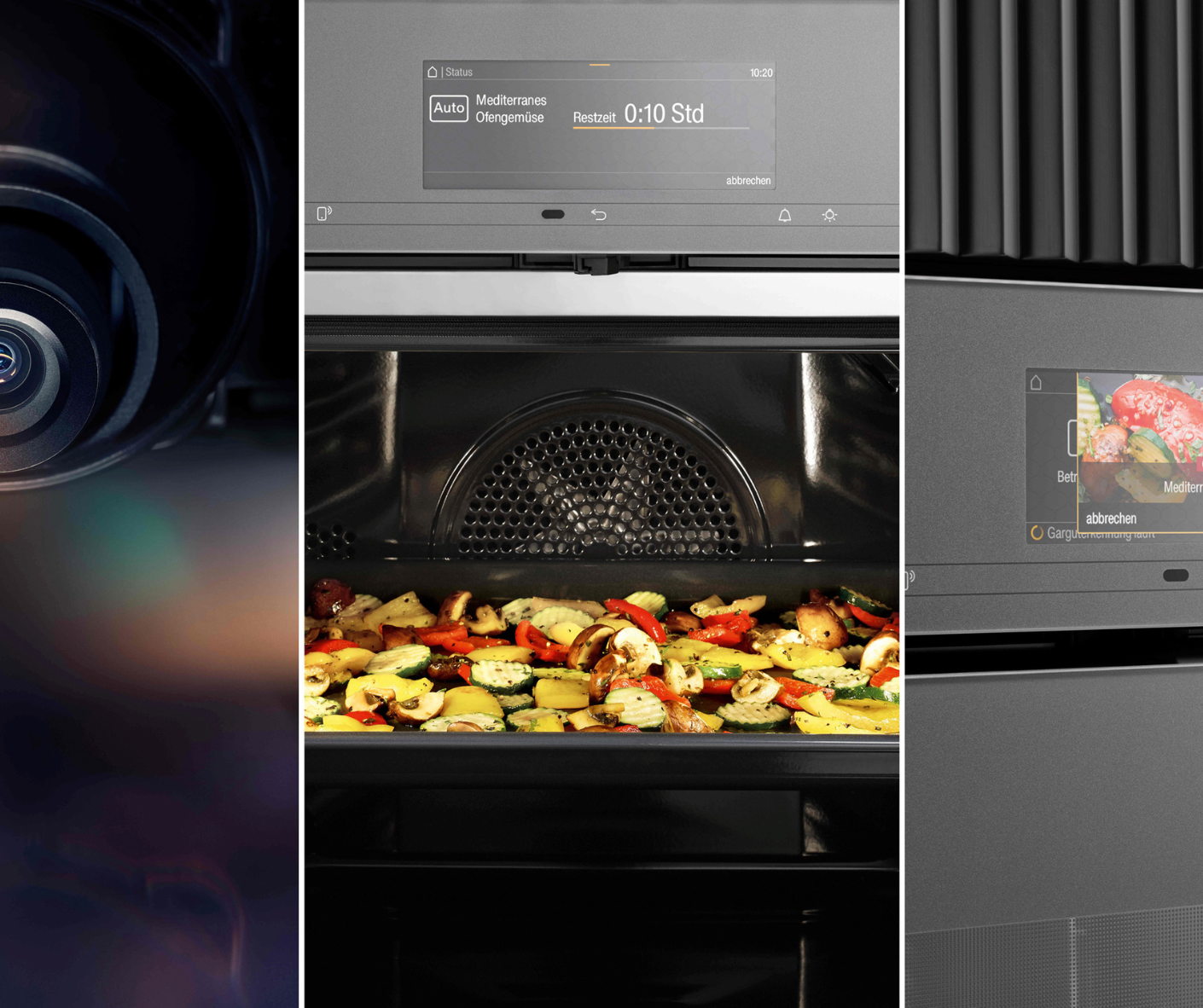 Cucinare con l’intelligenza artificiale: Smart Food ID riconosce gli ingredienti nel forno e suggerisce automaticamente il programma di cottura ideale. (Foto: Miele)