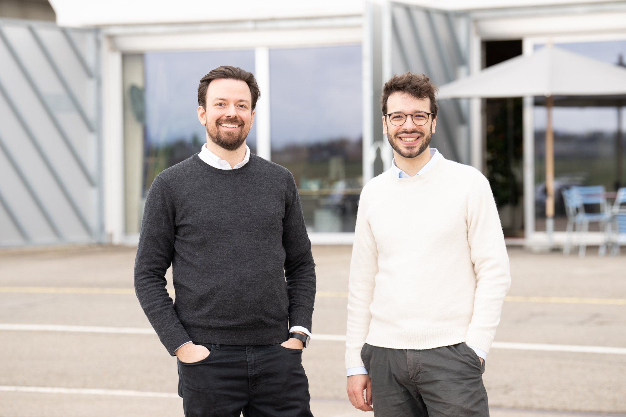 Pionieri: Moritz Futscher e Abdessalem Aribia (a destra) hanno aperto nuove strade con la loro innovazione.