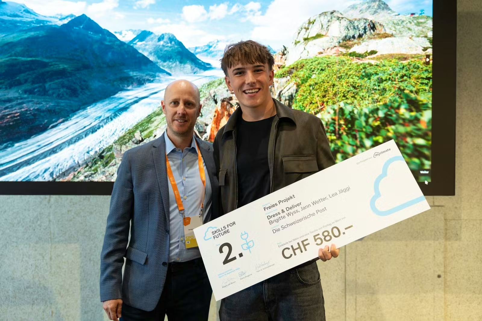 «Die eingereichten Klimaschutzprojekte zeigen klar, dass die Lernenden beeindruckende Ideen und Projektkompetenzen einbringen und dass jeder Beruf ein Klimaberuf sein kann», so Mischa Kaspar.Privat