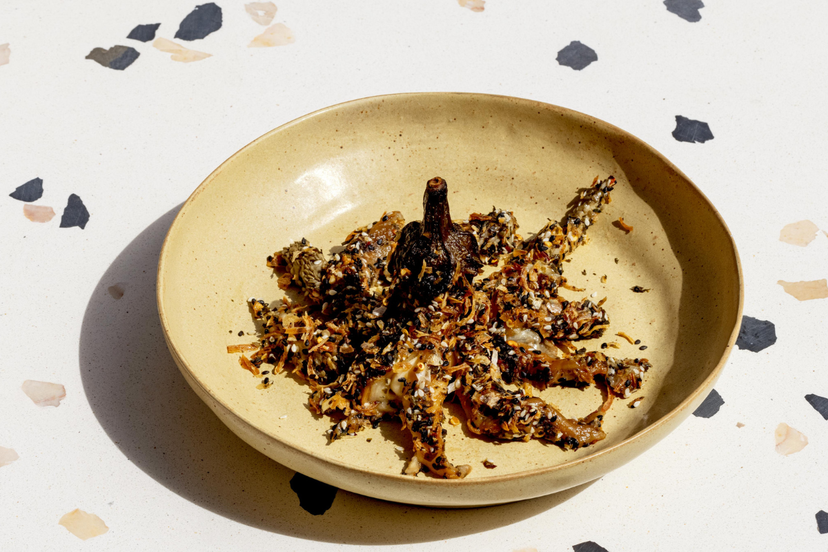 Oktopus aus Aubergine (Bild: Nora Dal Cero/Sea Flavors)