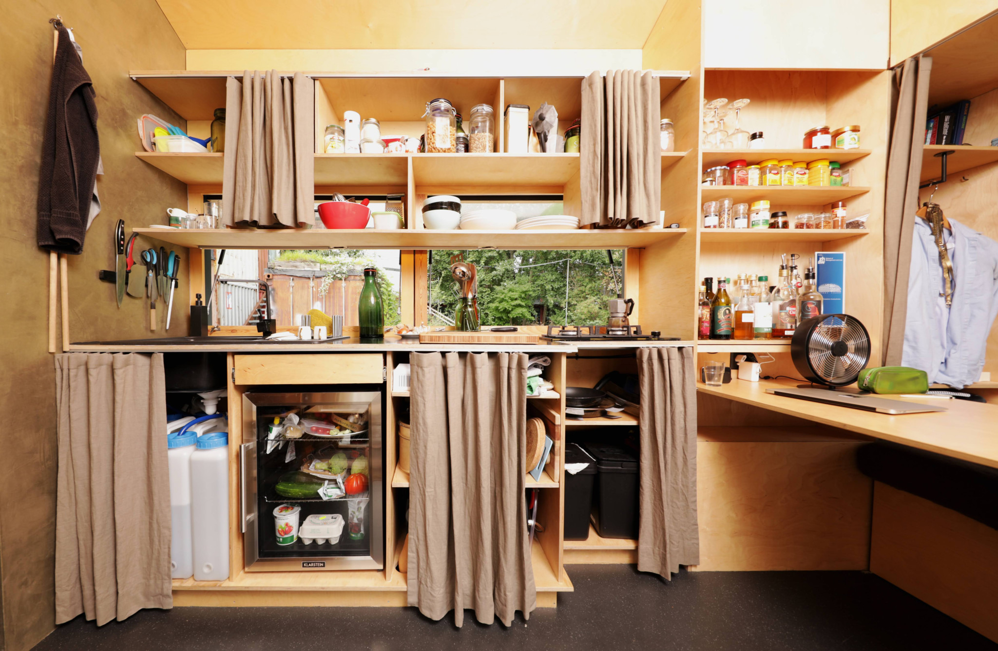 Comfort in uno spazio ridotto. Foto: Kollektiv Winzig