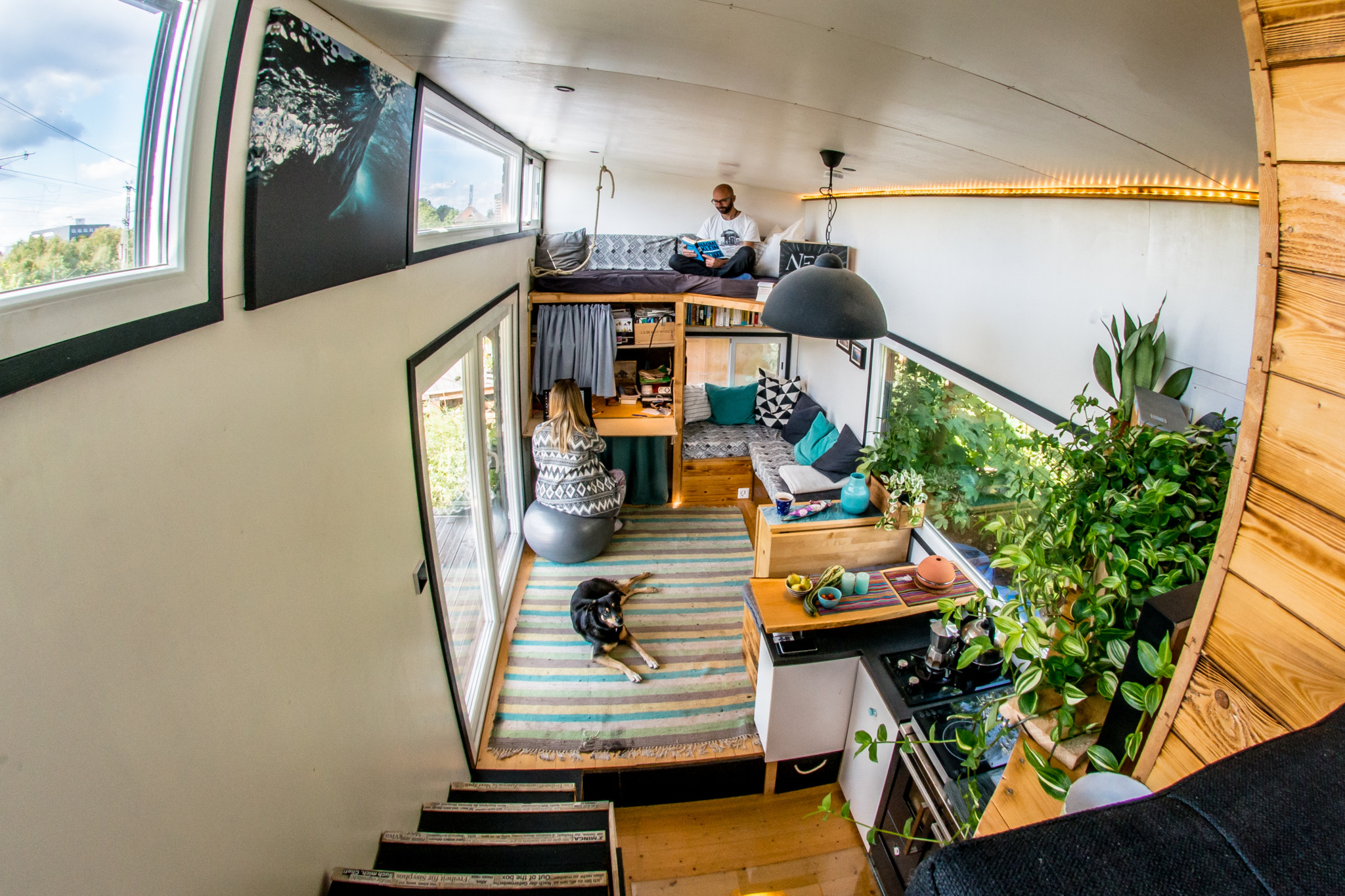 Piccola ma graziosa: Tiny House dall'interno. Foto: TinyPopUp, Jonas Bischofberger