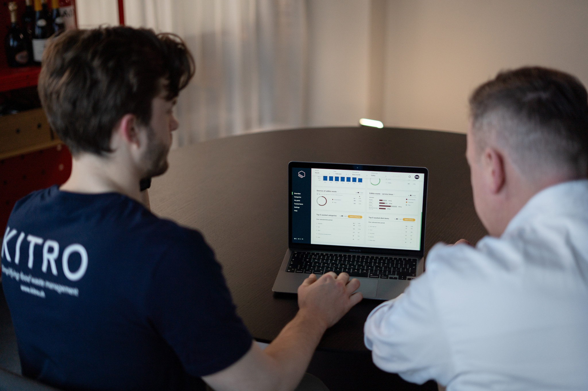 Das KI-Dashboard liefert der Gastronomie detaillierte Erkenntnisse über verschwendete Ressourcen in der Küche. Foto: Kitro