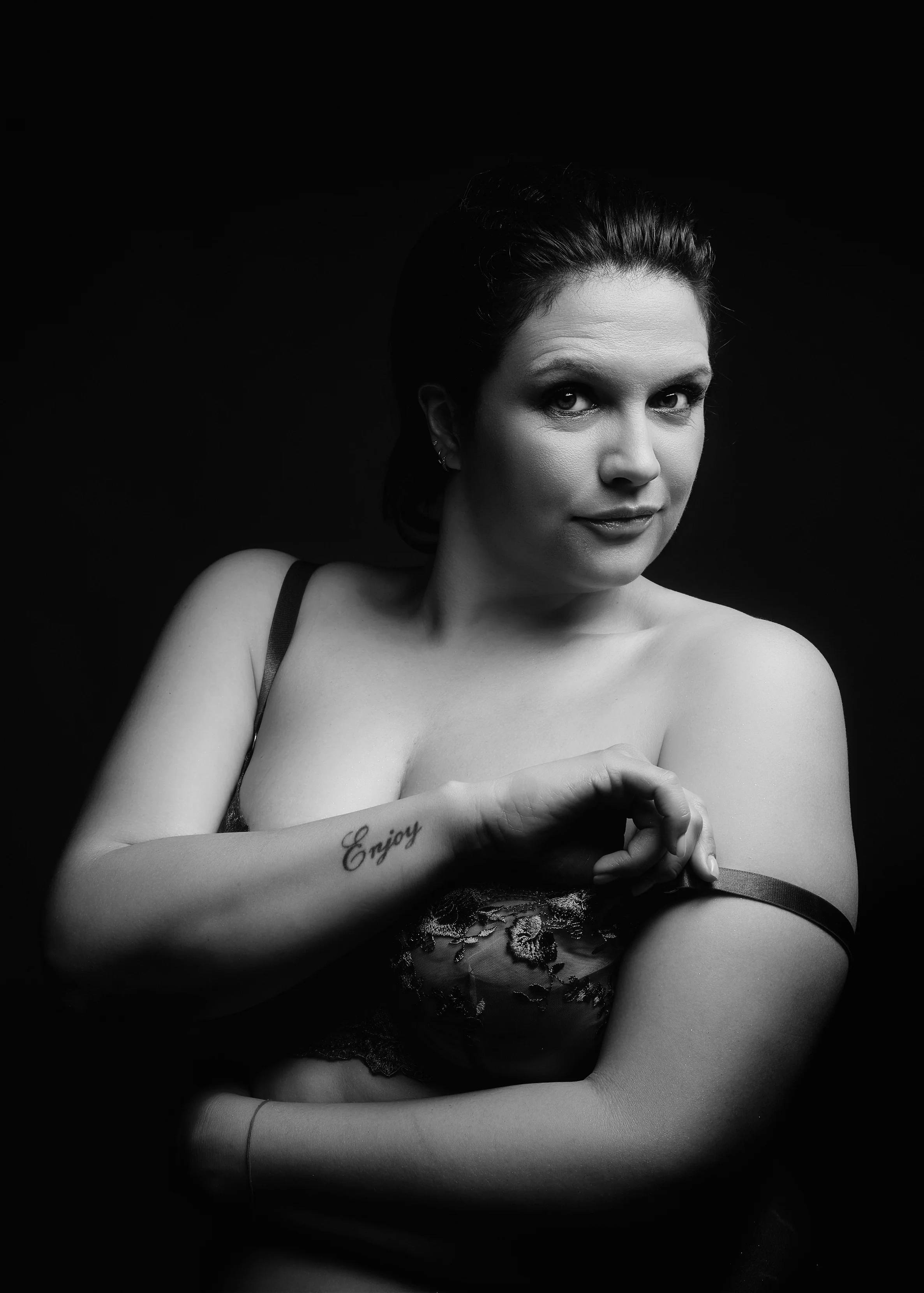 Portrait boudoir glamour Avignon, photographe professionnel Frédéric Sicard