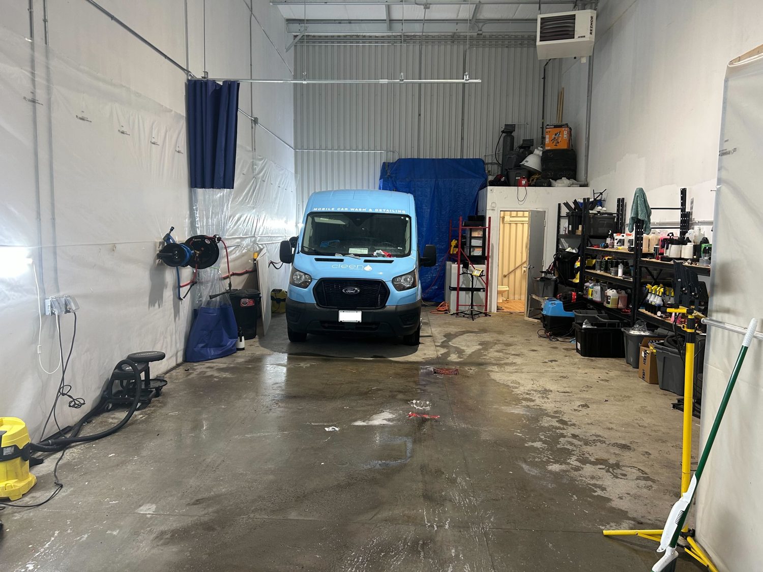 Both work bays