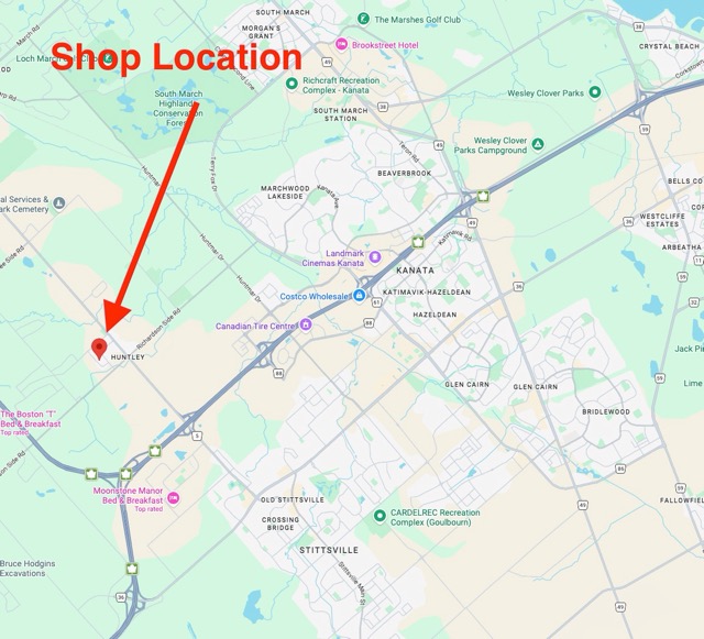 Map of 138 Wescar Lane in Ottawa's west end