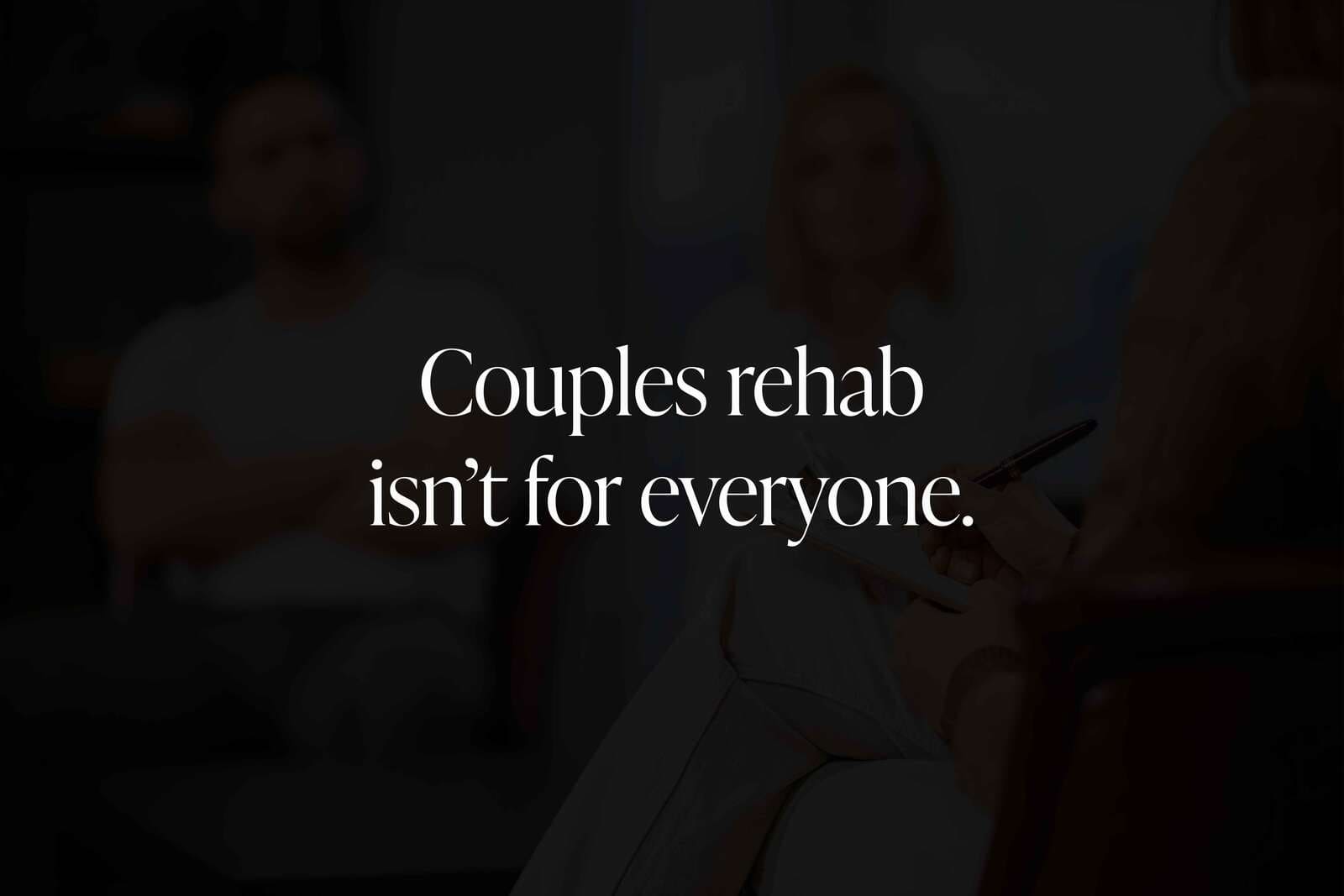 Can Couples Attend Rehab Together in California?