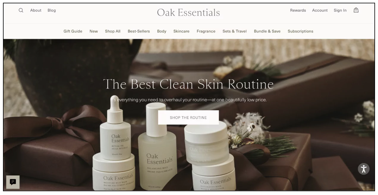 beauty bundle hero image example