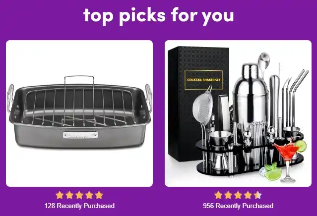 Black Friday copywriting example from Wayfair