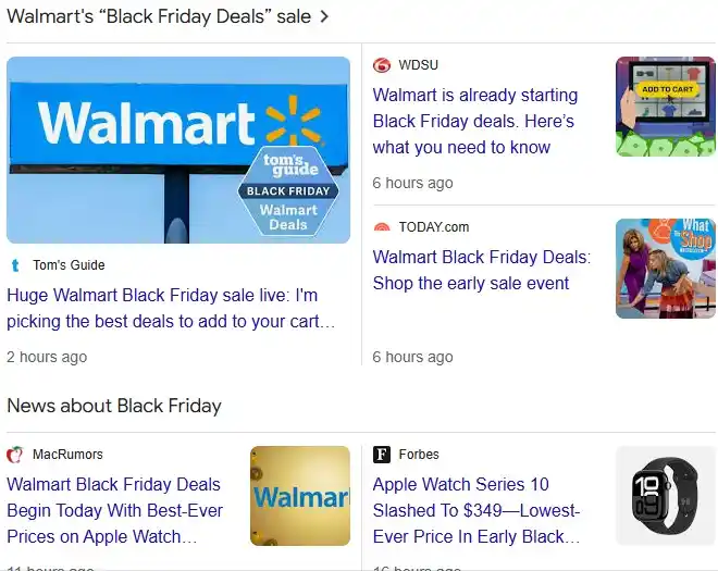 Using PR to get traffic to landing page on Black Friday