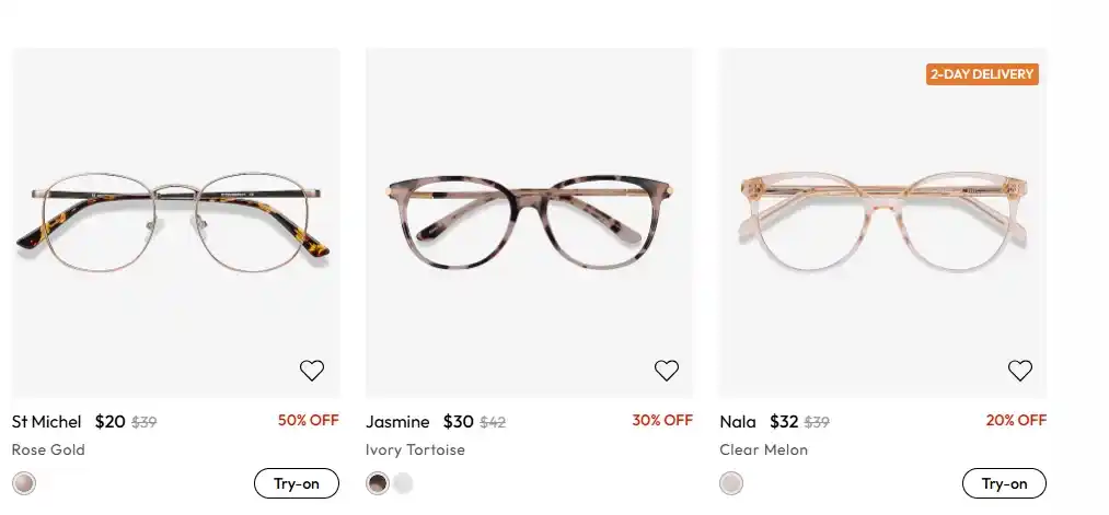 Using decoy effect to pull eyes towards most favorable product