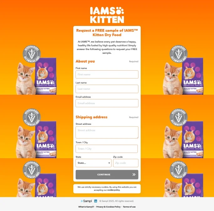 Squeeze page example