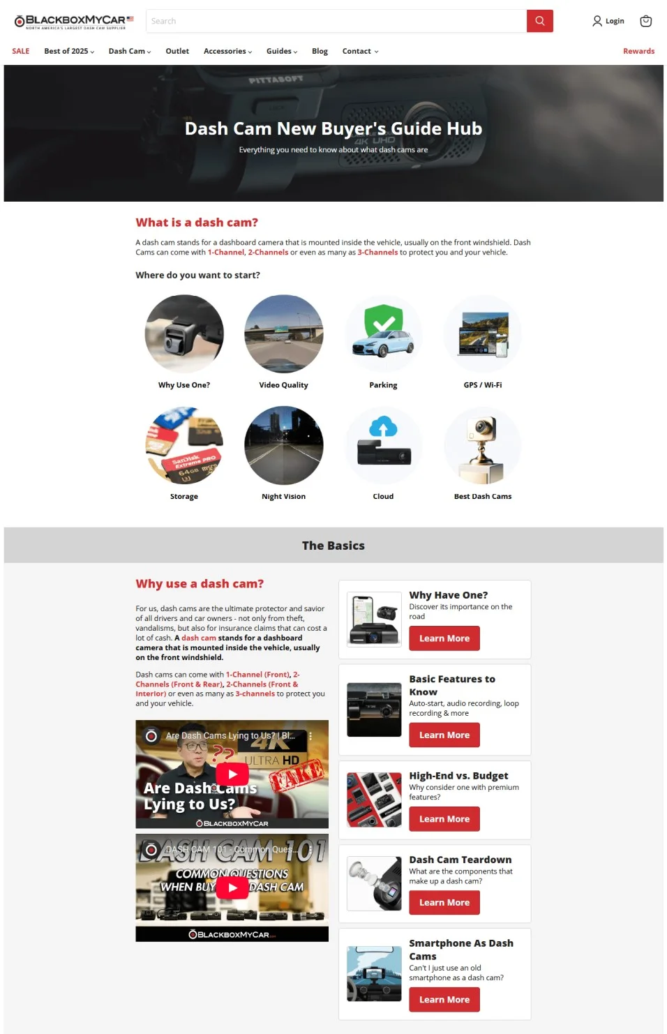 Pre-sell page example from Blackboxmycar