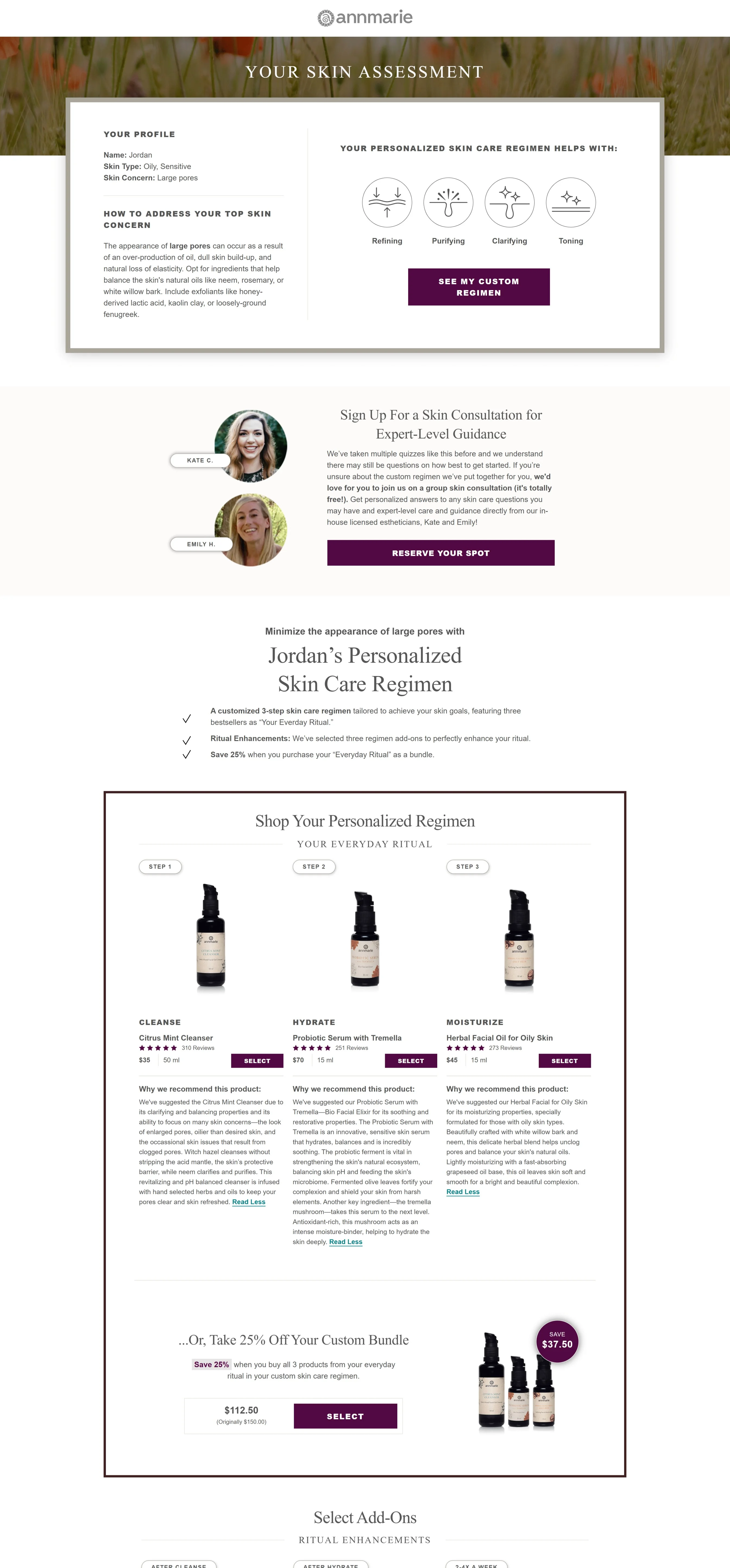 AnnMarie Gianni's pre-sell page