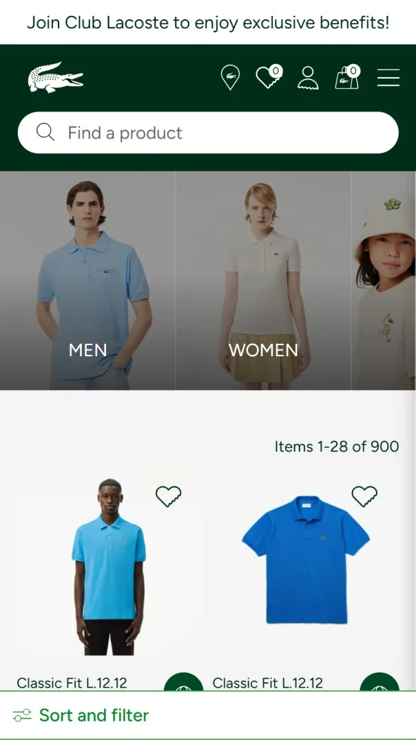 Mobile UX is supreme on Sale pages, as they are most likely to be accessed first from mobile