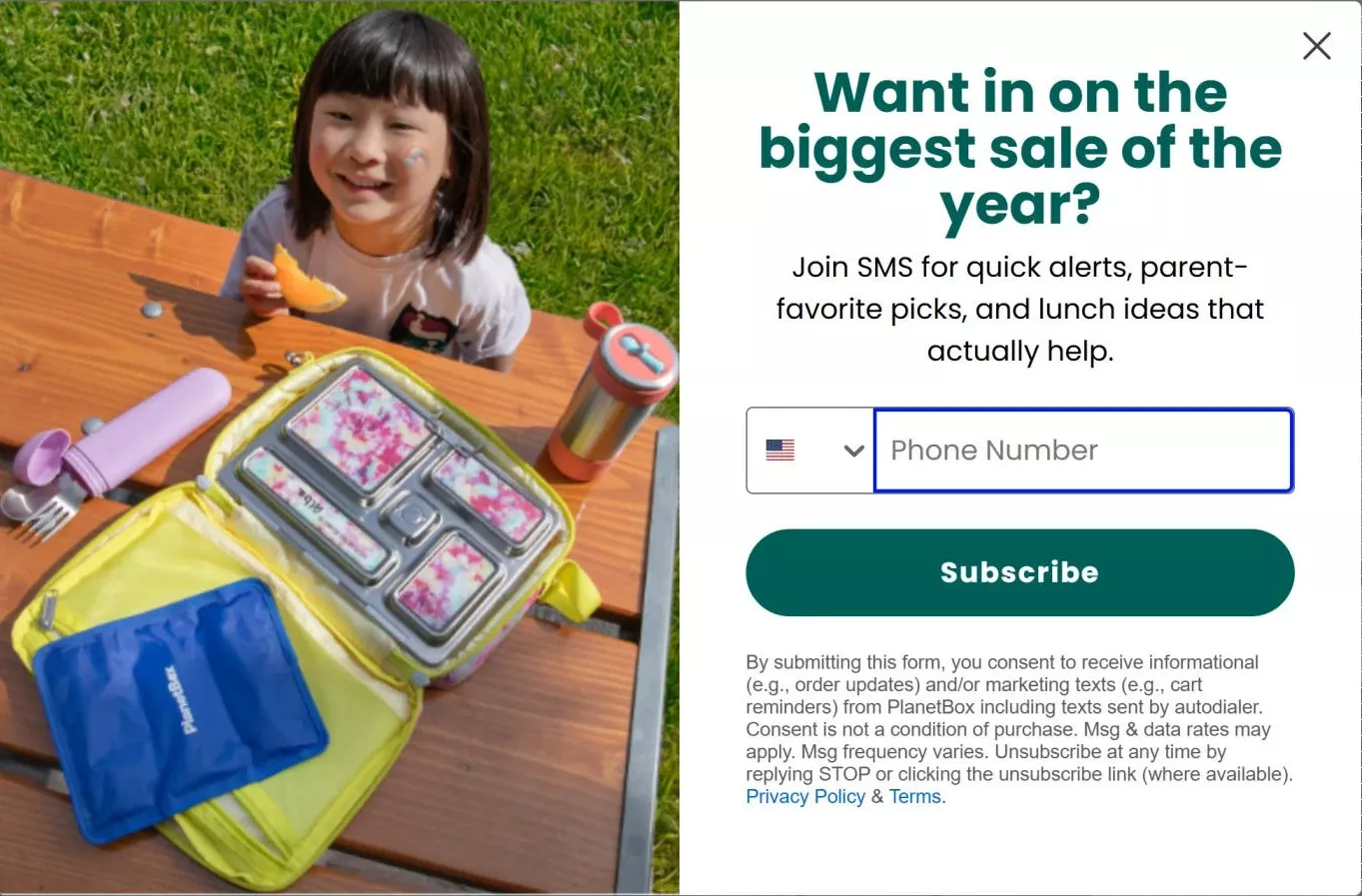 Get signups so shoppers get notified when sale pages go live