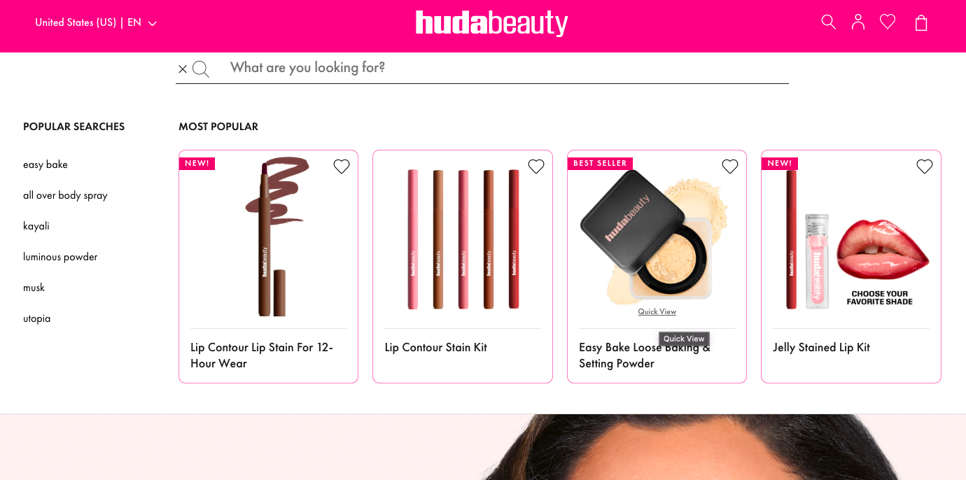 Huda Beauty fetches AI-based visual recommendations within the search bar to improve product discovery