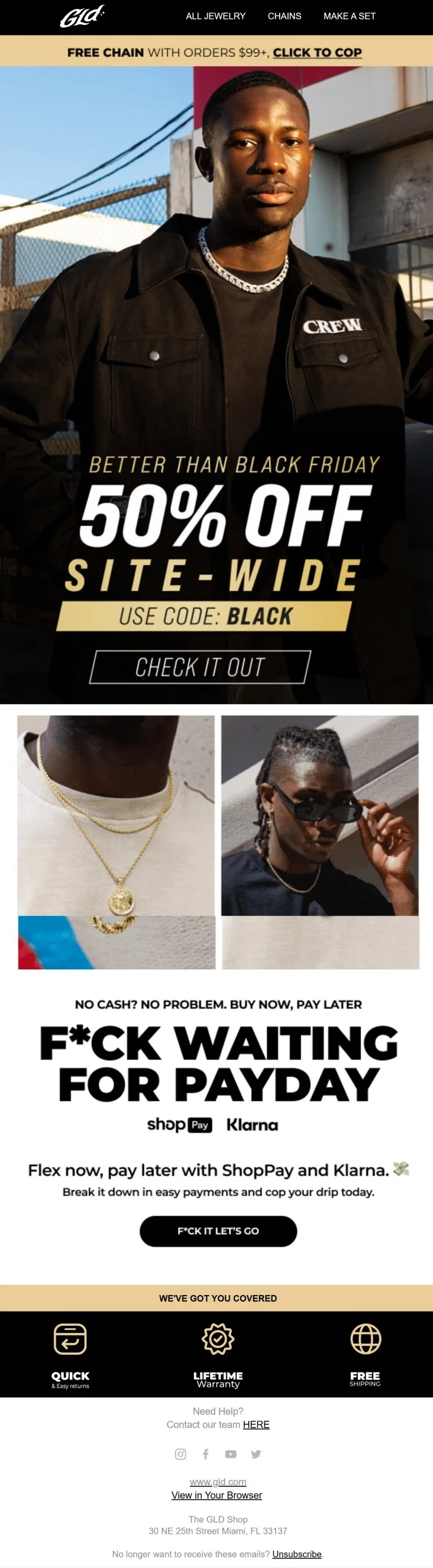 Best Black Friday campaigns that beat the sale hype from Gld Shop