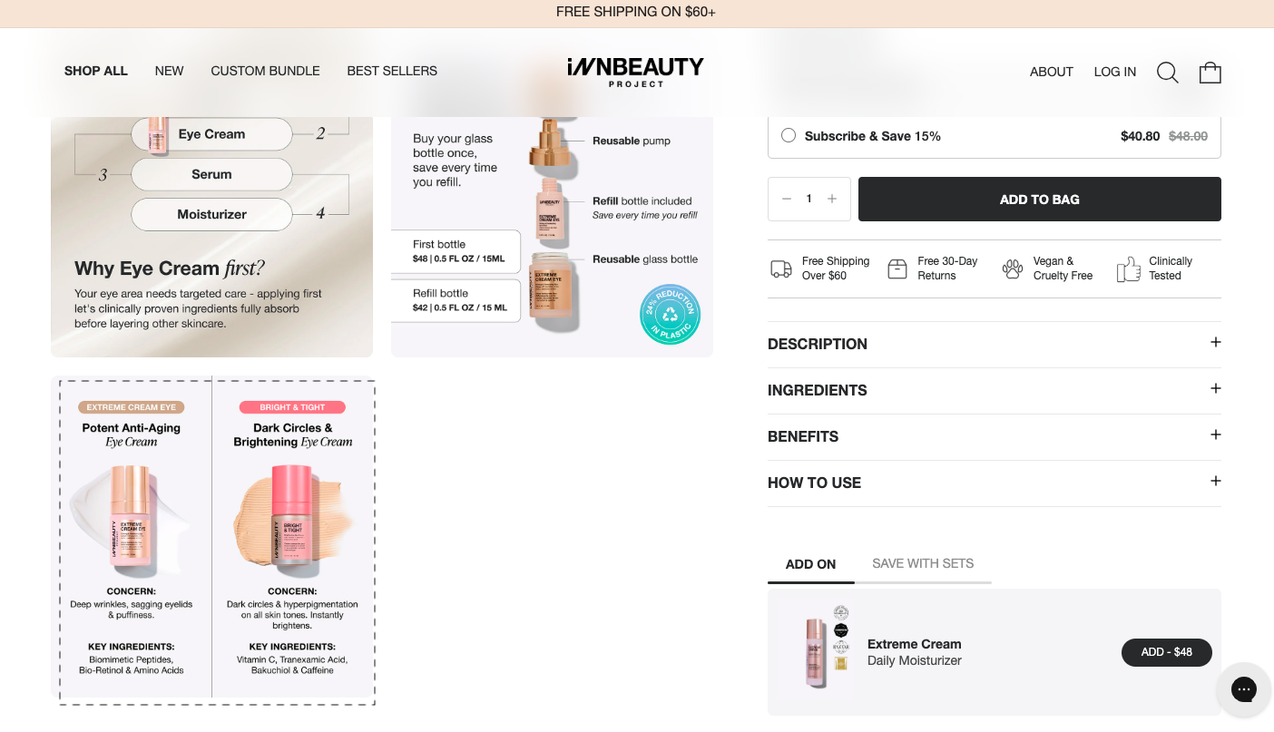 InBeauty Project including similar product recommendations for better search indexing through images