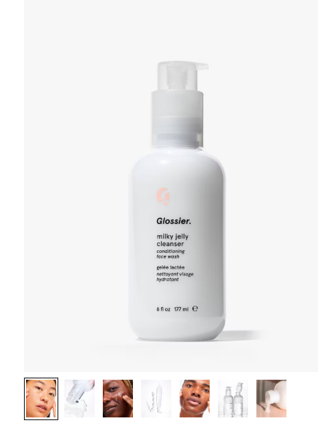 Glossier uses super specific alt tags to improve organic search traffic through Google images