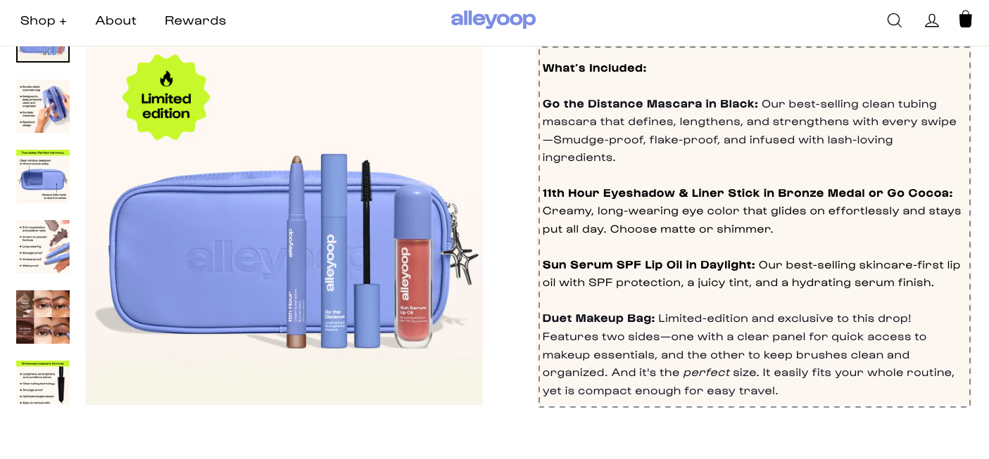 Alleyoop product description showing context around each product contained in a bundle to convert more organic search traffic