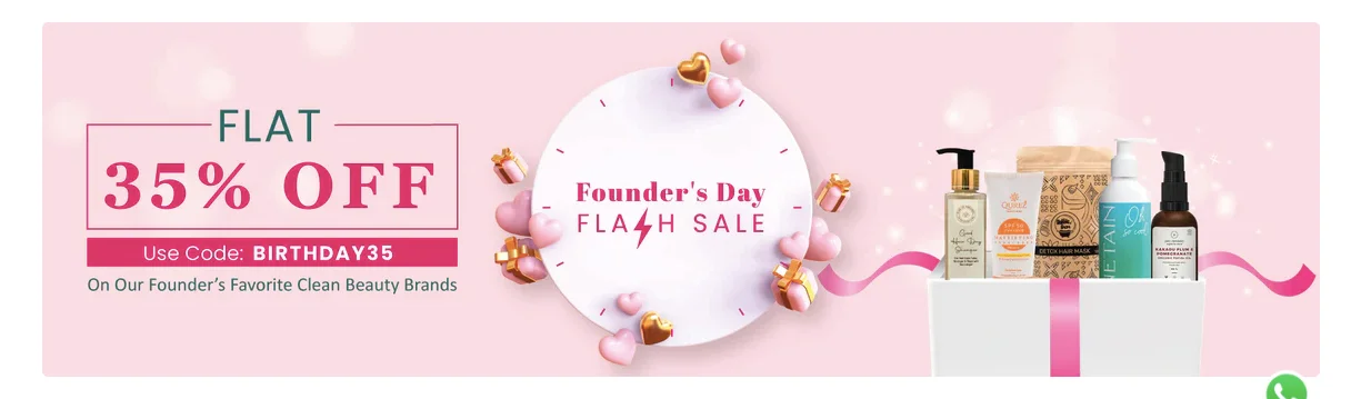 vanity wagon flash sale example