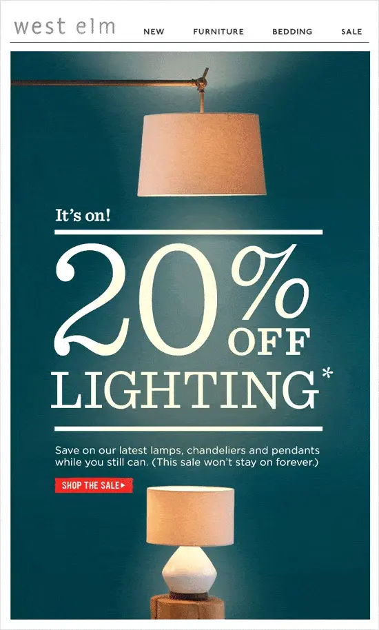 run a flash sale on products the keywords of which your target audience is searching