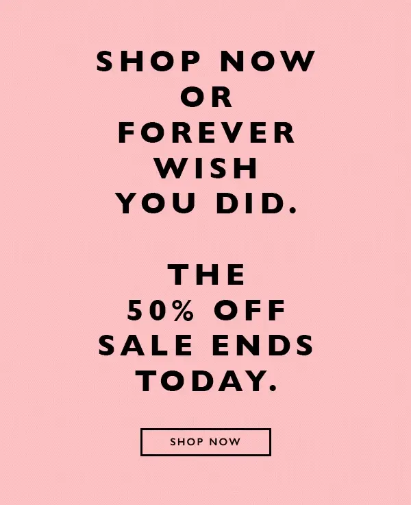 Flash sale creatives are more effective when their headlines draw quick attention